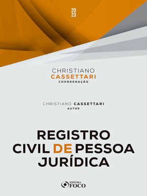cover image of Registro Civil de Pessoa Jurídica